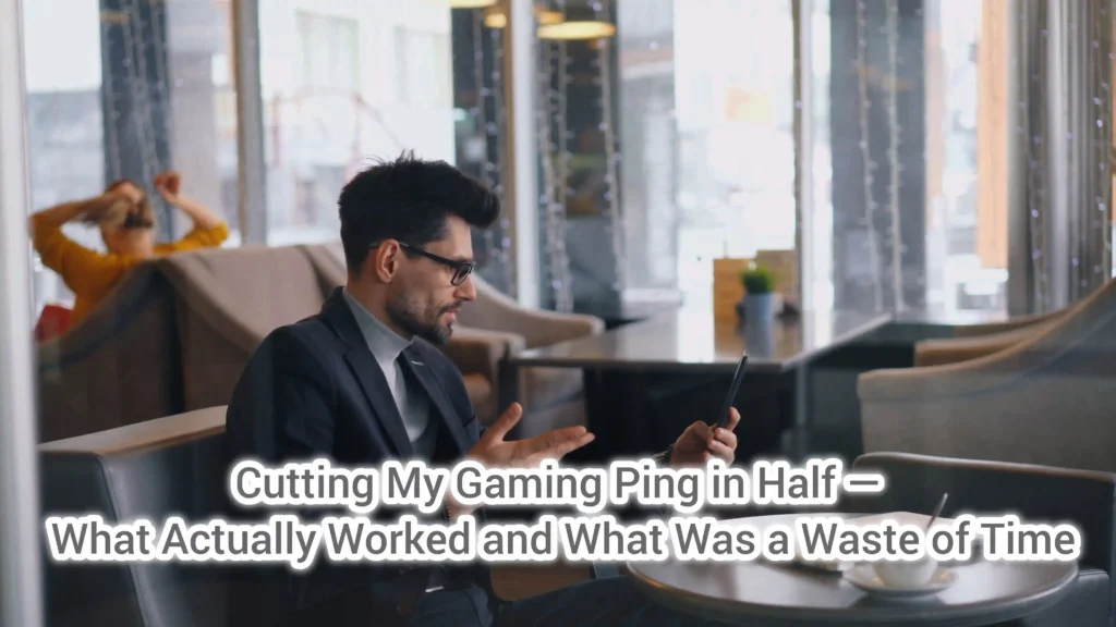 Cutting My Gaming Ping in Half — What Actually Worked and What Was a Waste of Time